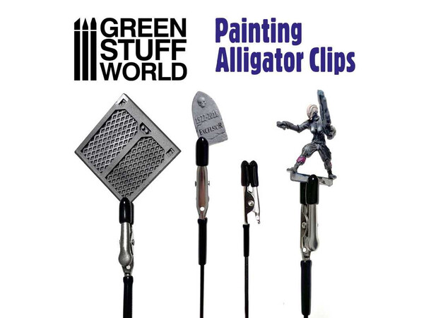 Painting Alligator Clips - 20 st Green Stuff World 