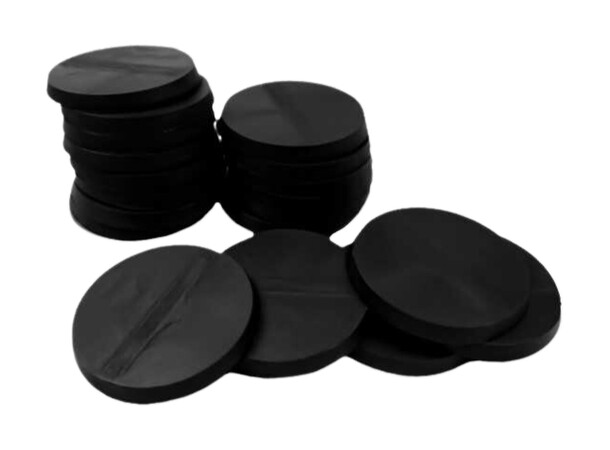 Plastbas Svart Round - 32mm (20 st) Green Stuff World 