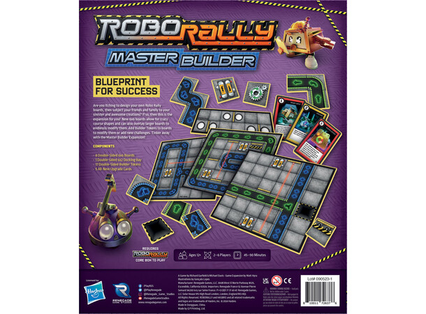 Robo Rally Master Builder Expansion Expansion till Robo Rally 