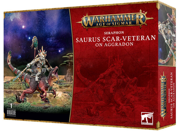 Seraphon Saurus Scar-Veteran on Aggradon Warhammer Age of Sigmar 