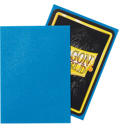 Sleeves Matte Sapphire x100 66x91 Dragon Shield Kortskydd m/deckbox