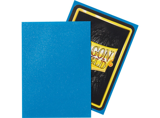 Sleeves Matte Sapphire x100 66x91 Dragon Shield Kortskydd m/deckbox 