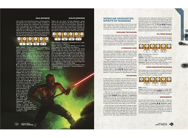Star Wars RPG Dawn of Rebellion 