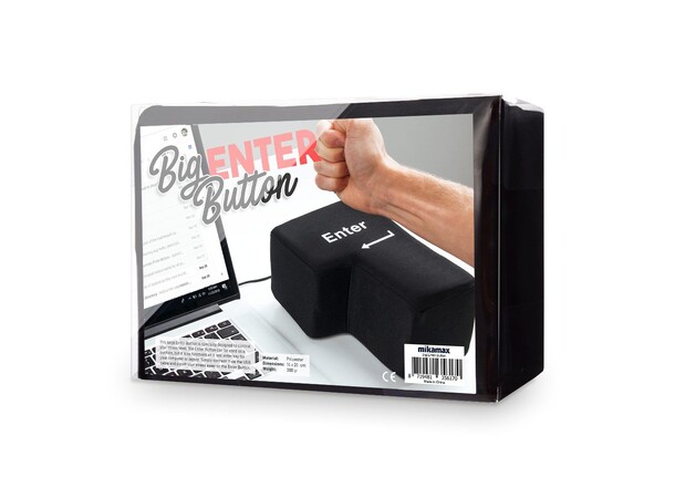 Stor Enter-knapp - Stressboll Big Enter Button 