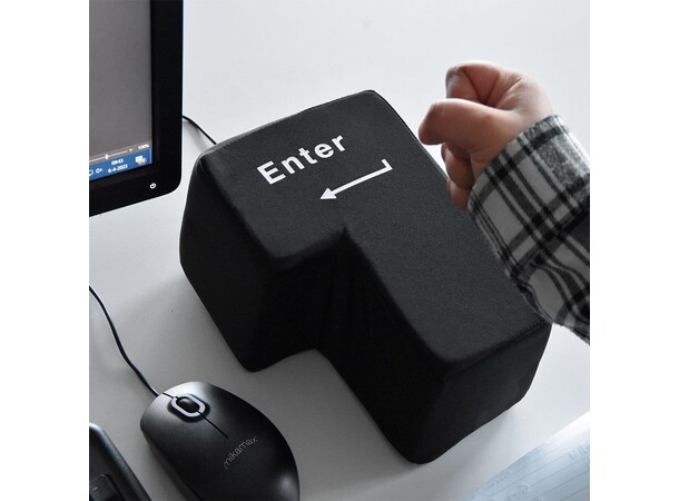 Stor Enter-knapp - Stressboll Big Enter Button 
