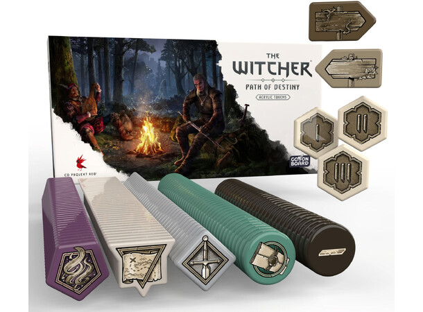 The Witcher Path of Destiny Token Set Acrylic Tokens 