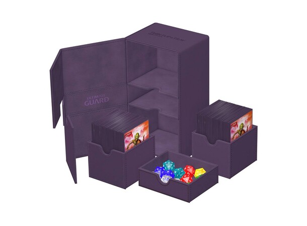 Twin Flip N Tray 200+ Lila Ultimate Guard - Monocolor 