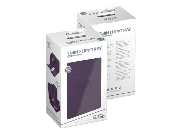 Twin Flip N Tray 200+ Lila Ultimate Guard - Monocolor 