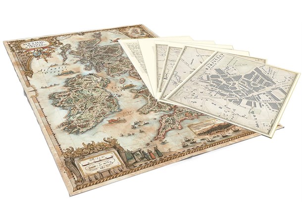 Vaesen RPG Mythic Britain & Ireland Maps 