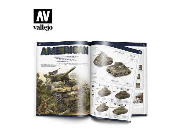 Vallejo Colours of War WWII / WWIII Miniatures - 140 sidor 