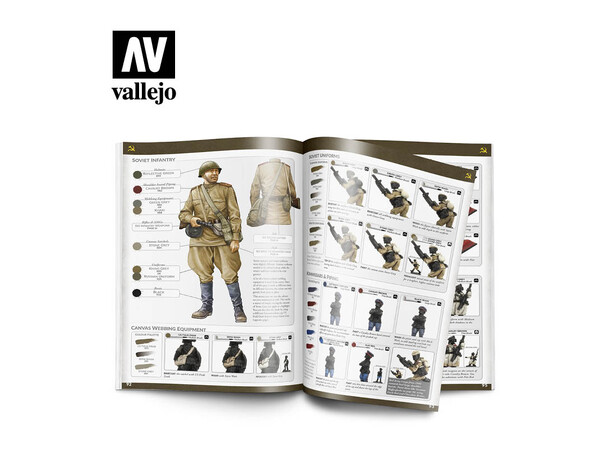 Vallejo Colours of War WWII / WWIII Miniatures - 140 sidor 