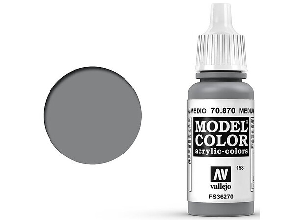 Vallejo Model Color Medium Sea Grey 17ml 