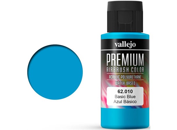 Vallejo Premium Basic Blue 60ml Premium Airbrush Color 
