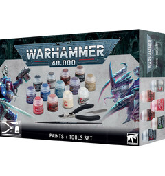 Warhammer 40K Paints + Tools Set