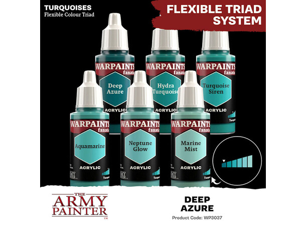 Warpaints Fanatic Deep Azure Army Painter 
