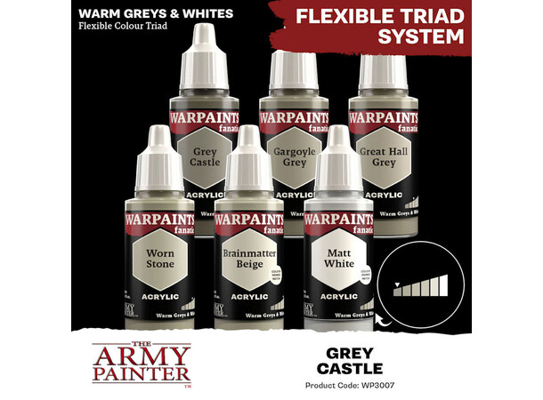 Warpaints Fanatic Grey Castle Army Painter 