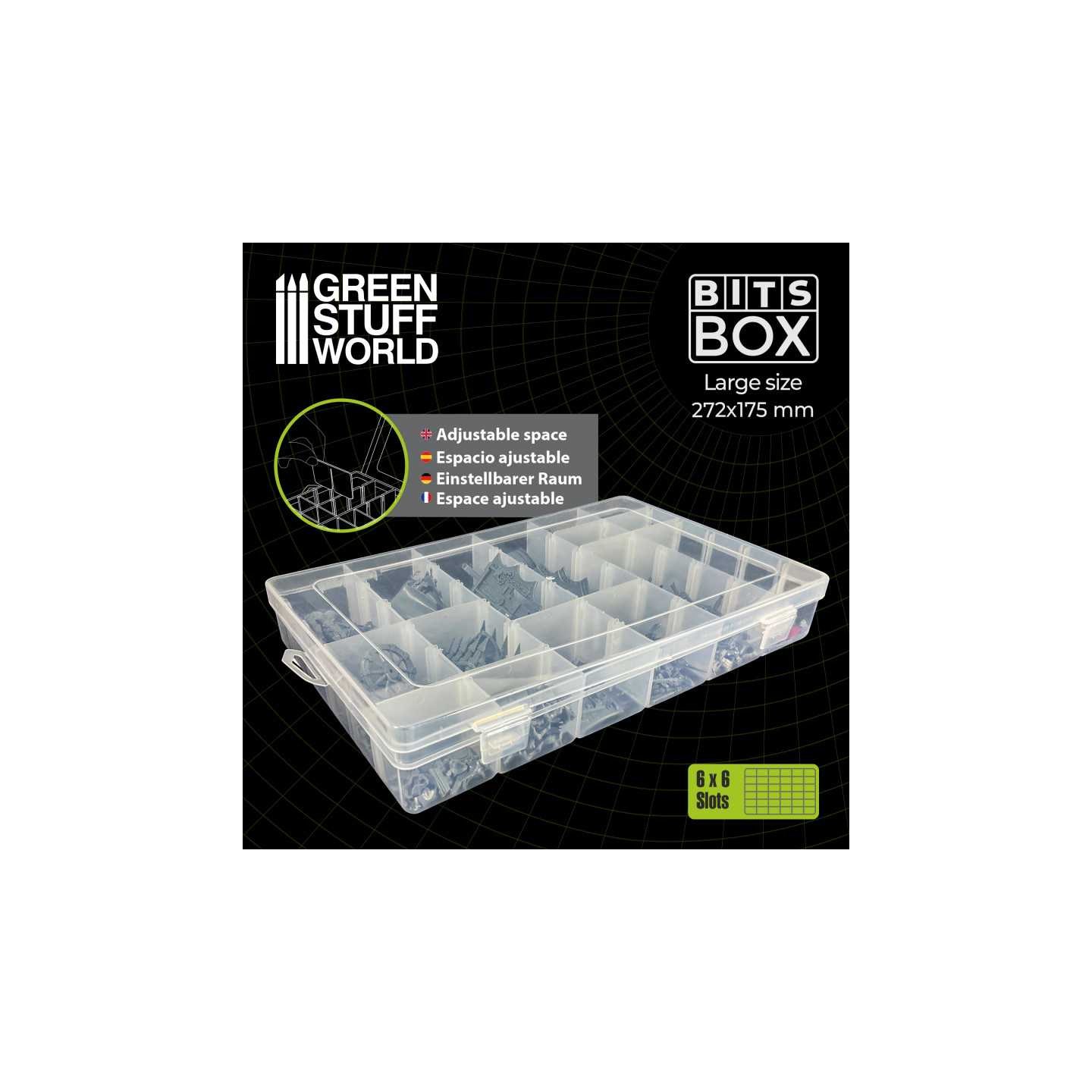 Bit Box Förvaring - Large Green Stuff World