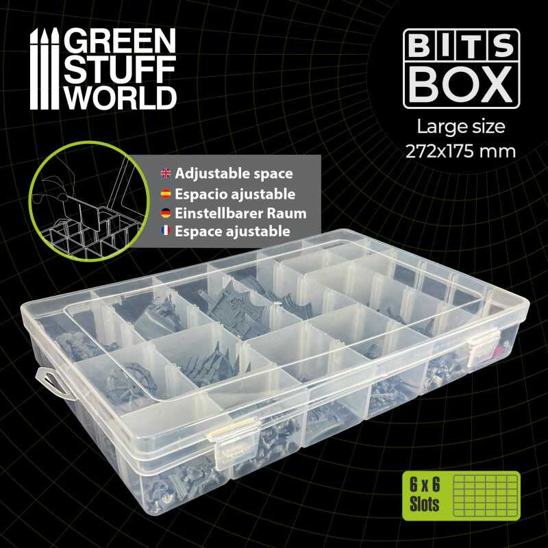 Bit Box Förvaring - Large Green Stuff World