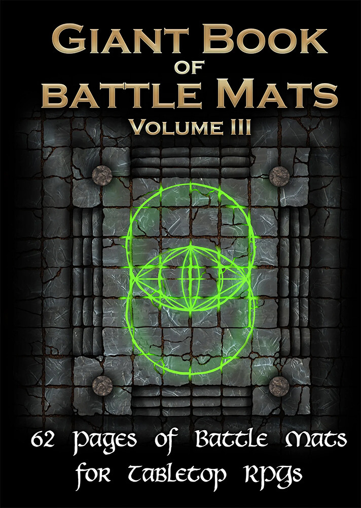 Book of BattleMats GIANT VOL.3  60 sidor Spiralbunden - 2,5 cm rutnät