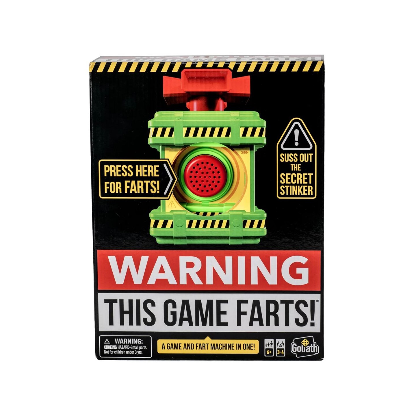 Warning This Game Farts Brädspel Svensk utgåva