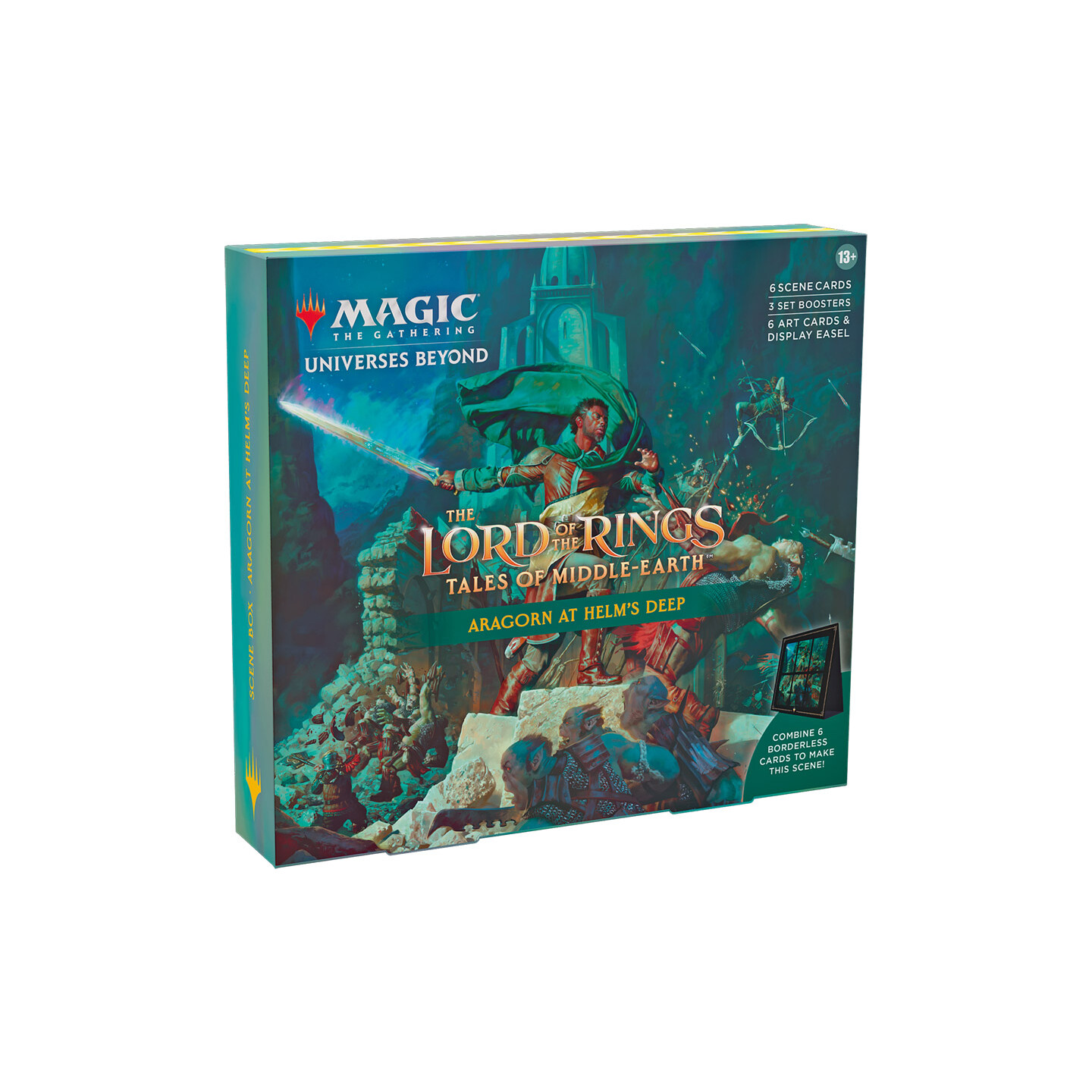Magic Tales Middle Earth Scene Box 2 Aragorn at Helm's Deep