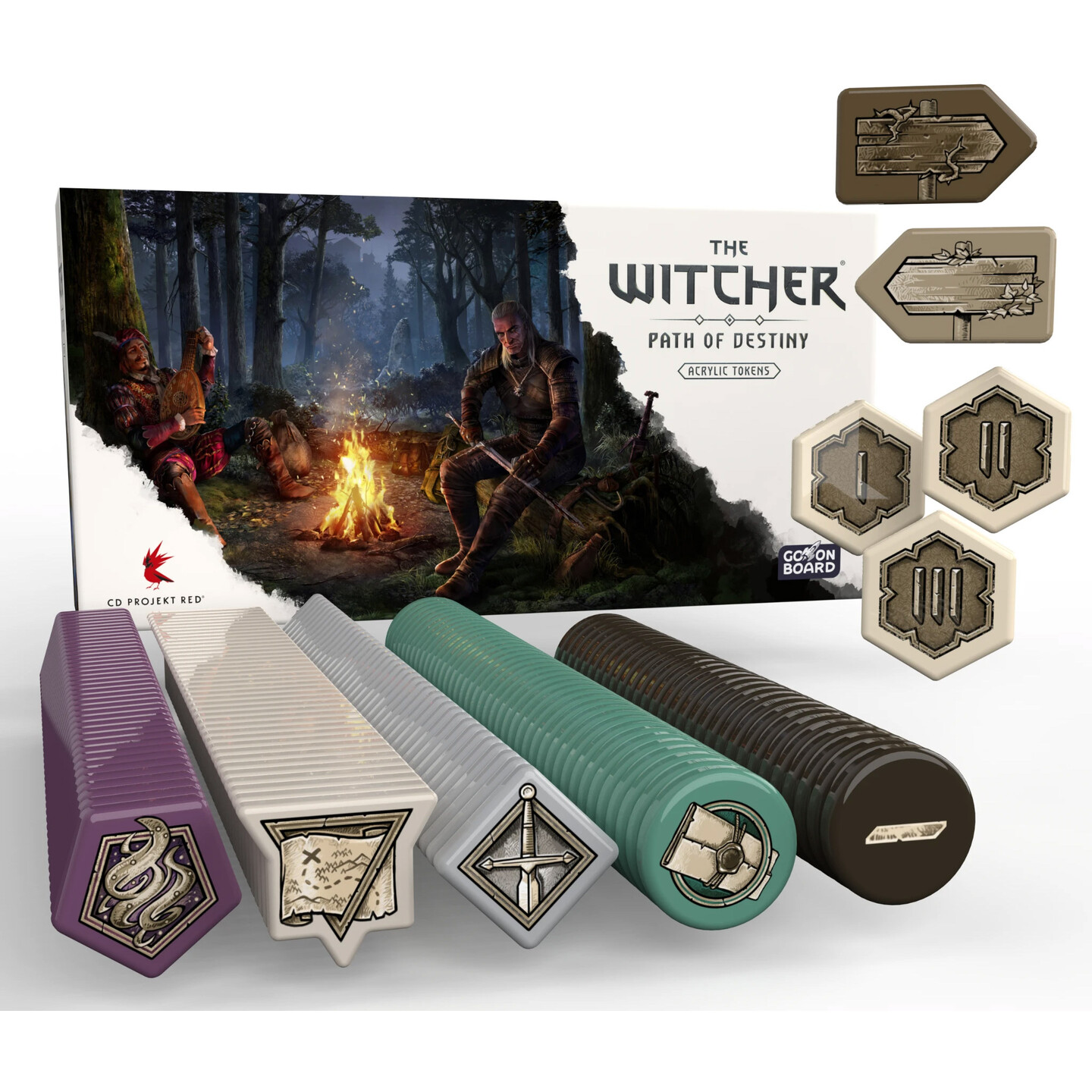 The Witcher Path of Destiny Token Set Acrylic Tokens