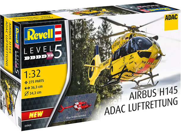Airbus H145 ADAC Luftrettung Revell 1:32 Byggsats 