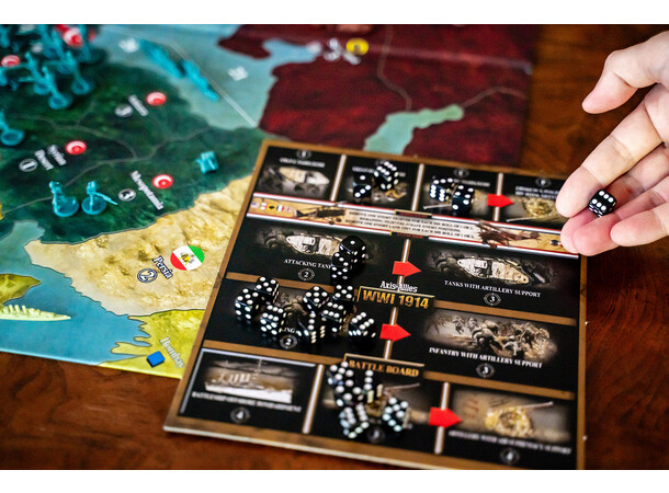 Axis & Allies WWI 1914 Brädspel 