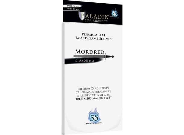 Brädspel Kortskydd 55 st 101.5x203 Paladin Mordred XXL 