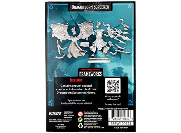 D&D Figur Frameworks Dragonborn Sorcerer Female 