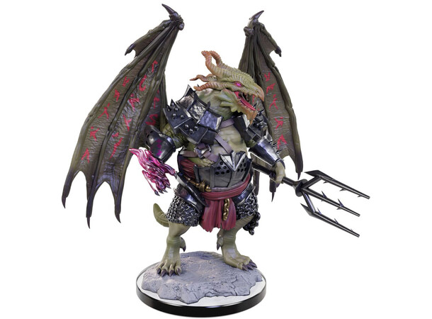 D&D Figur Nolzur Draconian Mage+Soldier Nolzur's Marvelous Miniatures - Ej målad 