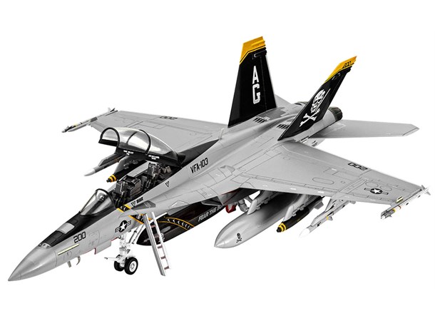 F/A-18F Super Hornet Model Starter Set Revell 1:72 Byggsats 