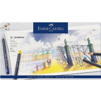 Faber Castell Goldfaber Färgpennor 36 färgpennor i plåtask