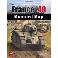 France 40 Mounted Map 