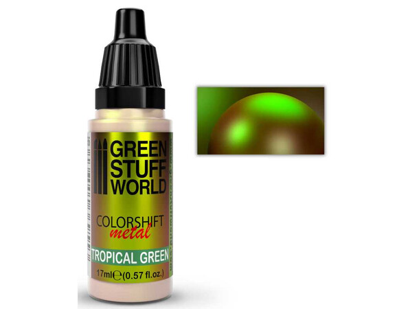 GSW Colorshift Metal Tropical Green Green Stuff World Chameleon Paints 17ml 