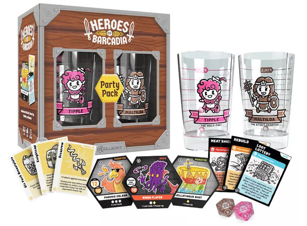 Heroes of Barcadia Party Pack Expansion Expansion till Barcadia 