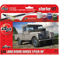 Land Rover Series 1 Pickup Starter Set Airfix 1:43 Byggsats 8 cm