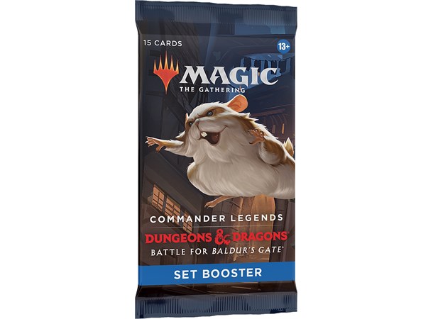 Magic Battle Baldurs Gate Set Display Commander Legends D&D - 18 boosterpaket 