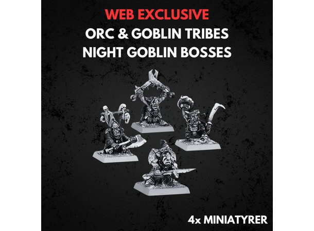 Orc & Goblin Tribes Night Goblin Bosses Warhammer The Old World 