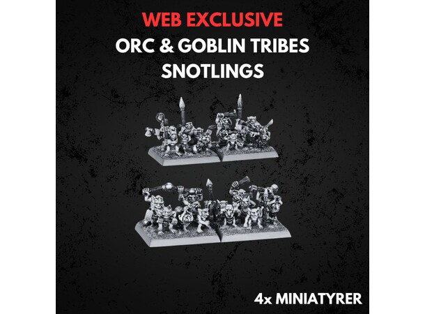 Orc & Goblin Tribes Snotling Swarms Warhammer The Old World 