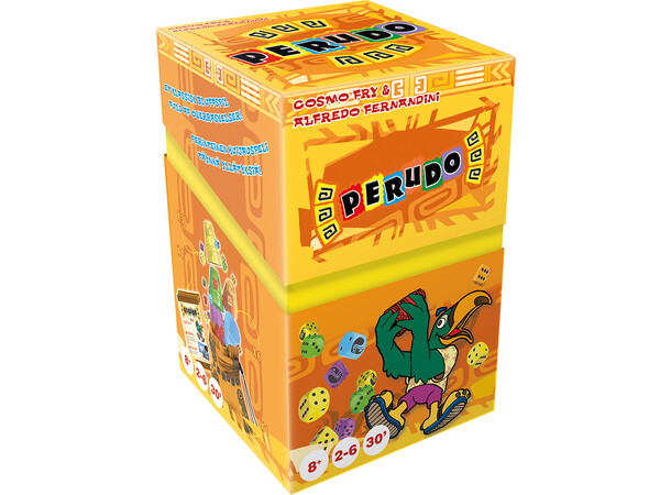 Perudo Brädspel - Svensk utgåva (Liars Dice, Bluff, Dudo, Raffle) 