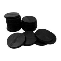 Plastbas Svart Round - 28mm (20 st) Green Stuff World