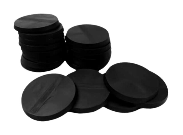 Plastbas Svart Round - 28mm (20 st) Green Stuff World 