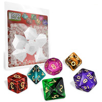 RPG Dice Moulds (6 st) Green Stuff World