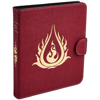 RPG Spell Codex Portfolio Blood Red Dragon Shield Roleplaying