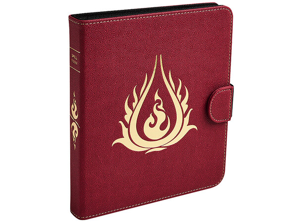 RPG Spell Codex Portfolio Blood Red Dragon Shield Roleplaying 