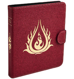 RPG Spell Codex Portfolio Blood Red Dragon Shield Roleplaying