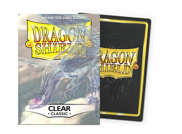 Sleeves Clear x100 - 63x88 m/box Dragon Shield Kortskydd m/deckbox 