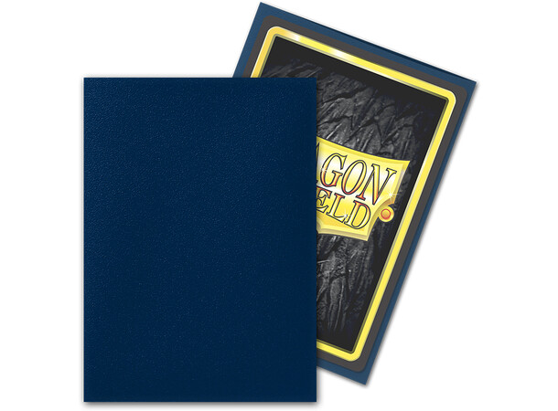 Sleeves Matte Midnight Blue x100 66x91 Dragon Shield Kortskydd m/deckbox 