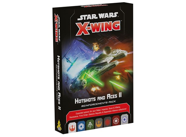 Star Wars X-Wing Hotshots & Aces II Utvidelse til Star Wars X-Wing 2nd Ed 